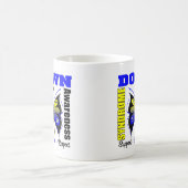 Down-Syndrom Bewusstseins-Schmetterling Kaffeetasse (Mittel)