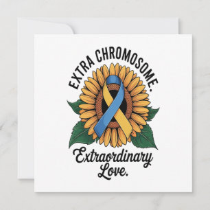 Down-Syndrom-Bewusstseins-Sonnenblume