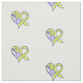 Down-Syndrom Bewusstseinsgewebe Stoff (Muster)