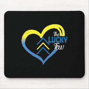 Down-Syndrom-Bewusstseinstag 3 Pfeile Lucky Few Tä Mousepad