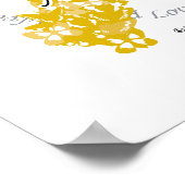 Down-Syndrom Butterfliegen 2 Poster (Ecke)