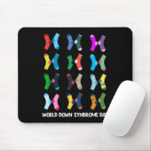 Down Syndrom Day Socks Wdsd Mousepad (Mit Mouse)