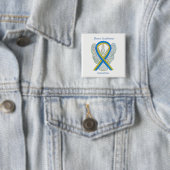 Down Syndrom Engel Awareness Ribbon Custom Buttons (Beispiel)