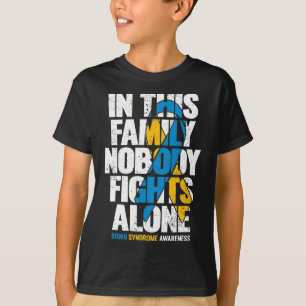 Down Syndrom Frauen T21 Family Down Syndrom Aware T-Shirt