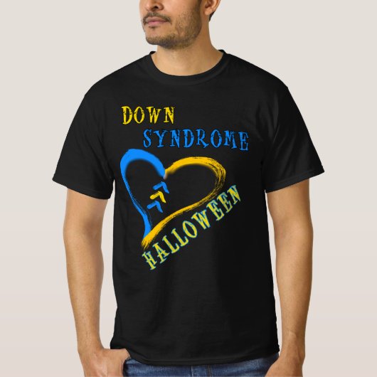 Down-Syndrom Halloween T-Shirt (Vorderseite)