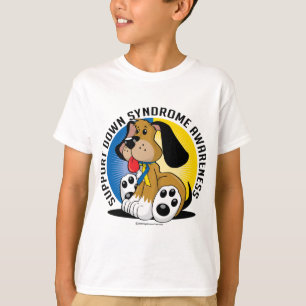 Down-Syndrom Hund T-Shirt
