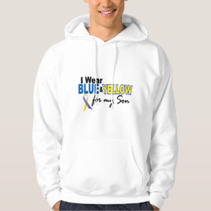 Down-Syndrom I Abnutzung blau u. gelb für meinen Hoodie