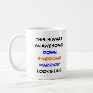 Down-Syndrom Krieger, phantastisch Kaffeetasse