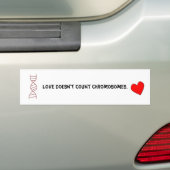 Down-Syndrom Liebe Autoaufkleber (Auf Auto)