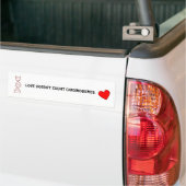 Down-Syndrom Liebe Autoaufkleber (Auf Lkw)