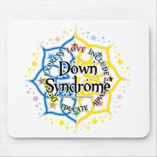 Down-Syndrom Lotus Mousepad