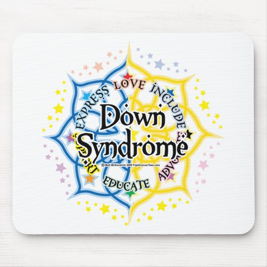 Down-Syndrom Lotus Mousepad (Vorne)