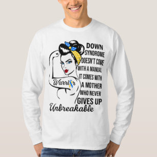 Down-Syndrom Mama Eine Mutter gibt nie die Augen a T-Shirt