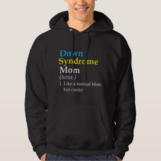 Down-Syndrom-Mama Funny Definition Weltbewusstsein Hoodie