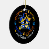 Down Syndrom Respektbezogene Support-Down-Syndrom Keramik Ornament (Rechts)