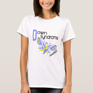 Down-Syndrom SCHMETTERLING 3,1 T-Shirt