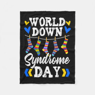 Down Syndrom Socken Down Syndrome Awareness 2 Fleecedecke