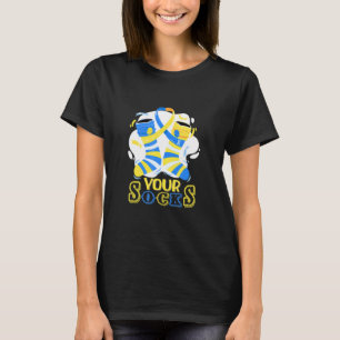 Down Syndrom Tag Ihre Socken Bewusstsein und Unter T-Shirt