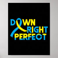 Down-Syndrom Trisomy 21 Rechts perfekte Schleife