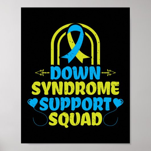 Down-Syndrom-Unterstützung Squad Awareness-Special Poster (Vorne)