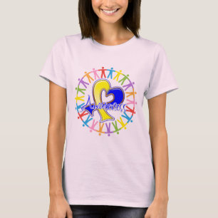 Down-Syndrom vereinigen im Bewusstsein T-Shirt