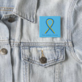 Down Syndrome Art Awareness Ribbon Button Button (Beispiel)