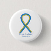 Down Syndrome Art Awareness Ribbon Button Buttons (Vorderseite)