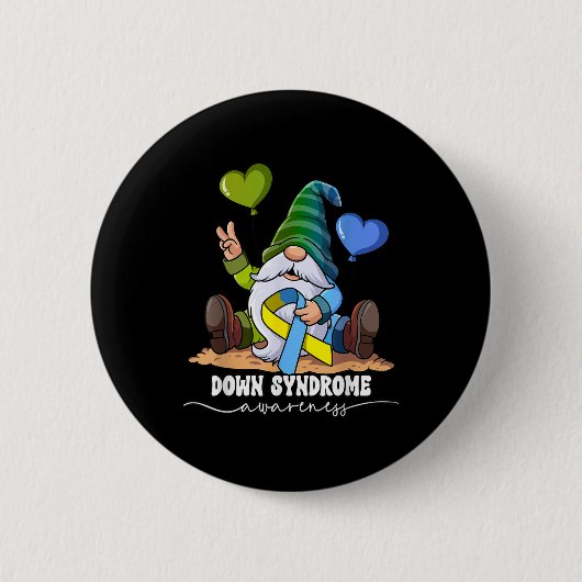 Down Syndrome Awareness _1 Button (Vorderseite)
