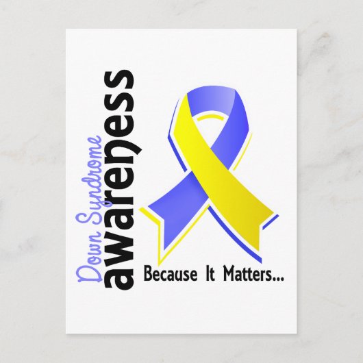Down Syndrome Awareness 5 Postkarte (Vorderseite)
