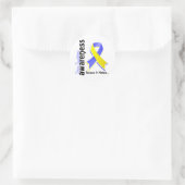 Down Syndrome Awareness 5 Runder Aufkleber (Tasche)
