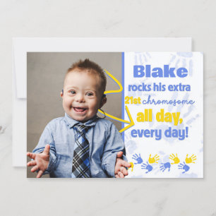 Down Syndrome Awareness Announction Einladung