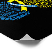 Down Syndrome Awareness Butterfly Special Poster (Ecke)