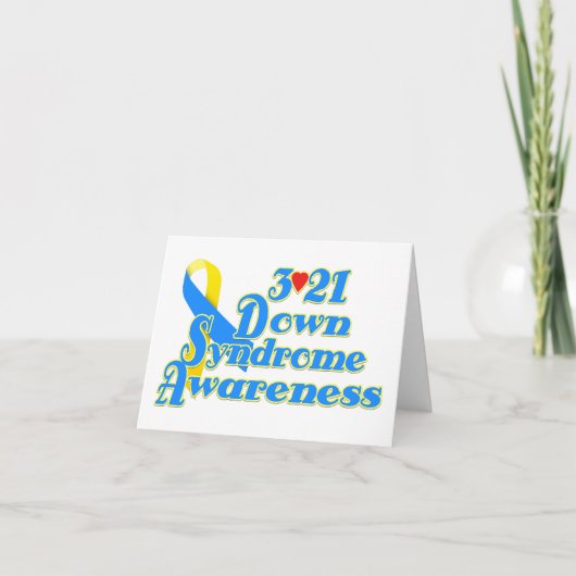 Down Syndrome Awareness Card Einladung (Vorderseite)