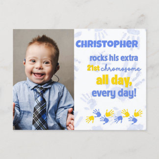Down Syndrome Awareness Card Postkarte