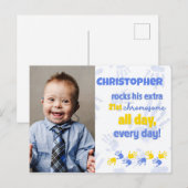 Down Syndrome Awareness Card Postkarte (Vorne/Hinten)