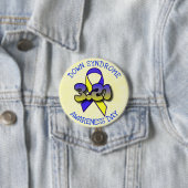 Down Syndrome Awareness Day 3.21 Ribbon Button (Beispiel)