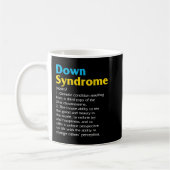 Down Syndrome Awareness Day Definition T21 Blau an Kaffeetasse (Links)