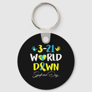 Down Syndrome Awareness Day Extra Chromosome Schlüsselanhänger