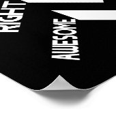 Down Syndrome Awareness Day Monat Down Right Poster (Ecke)