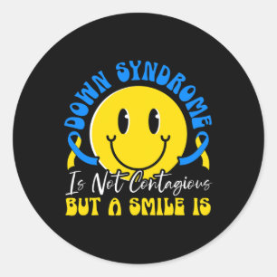 Down Syndrome Awareness Extra Chromosom Trisonomie Runder Aufkleber