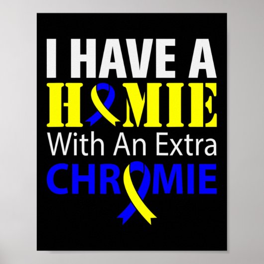 Down Syndrome Awareness Extra Chromosome Poster (Vorne)