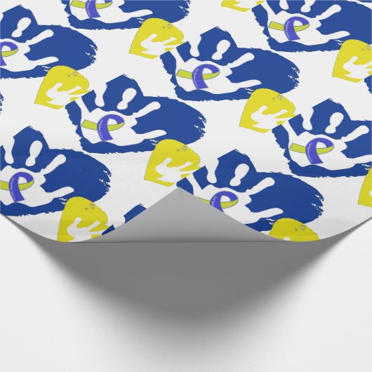 Down Syndrome Awareness Geschenkpapier (Ecke)