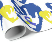 Down Syndrome Awareness Geschenkpapier (Rolleneckpunkt)