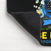 Down Syndrome Awareness Gnome BE Kind Sunflower Ri Mousepad (Ecke)