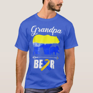 Down Syndrome Awareness Grandad s, Opa Bär  T-Shirt