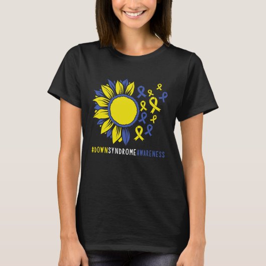Down Syndrome Awareness Great World Down Syndrome  T-Shirt (Vorderseite)
