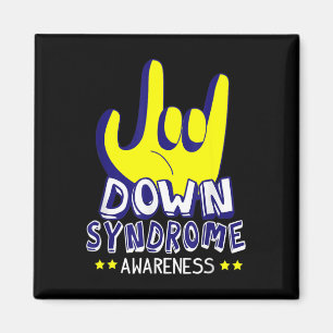 Down Syndrome Awareness I Liebe Sie ASL Hand Signi Magnet