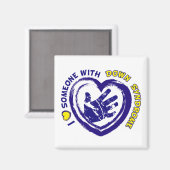 Down Syndrome Awareness Magnet (Vorderseite/Rückseite)