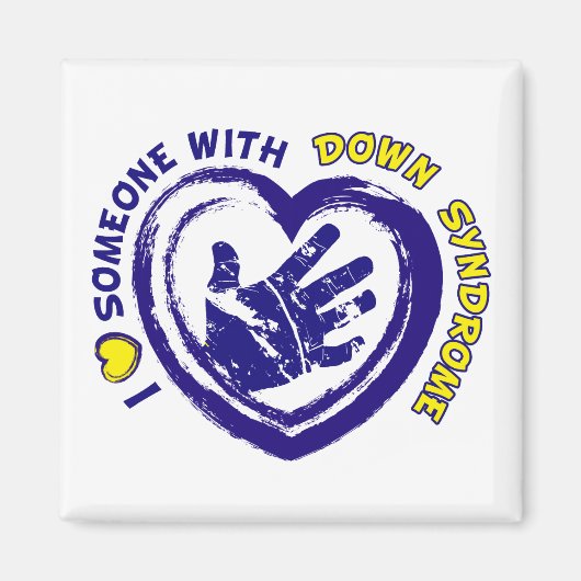 Down Syndrome Awareness Magnet (Vorne)
