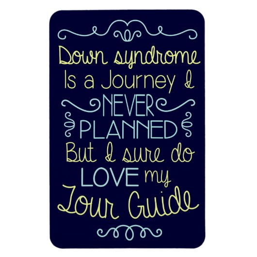 Down Syndrome Awareness Magnet (Vertikal)